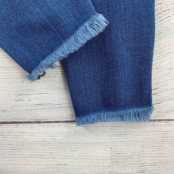 KanCan sz 5 / 26 Zip Ankle Jeans  Light Wash 25" Inseam Stretch - Picture 7 of 11